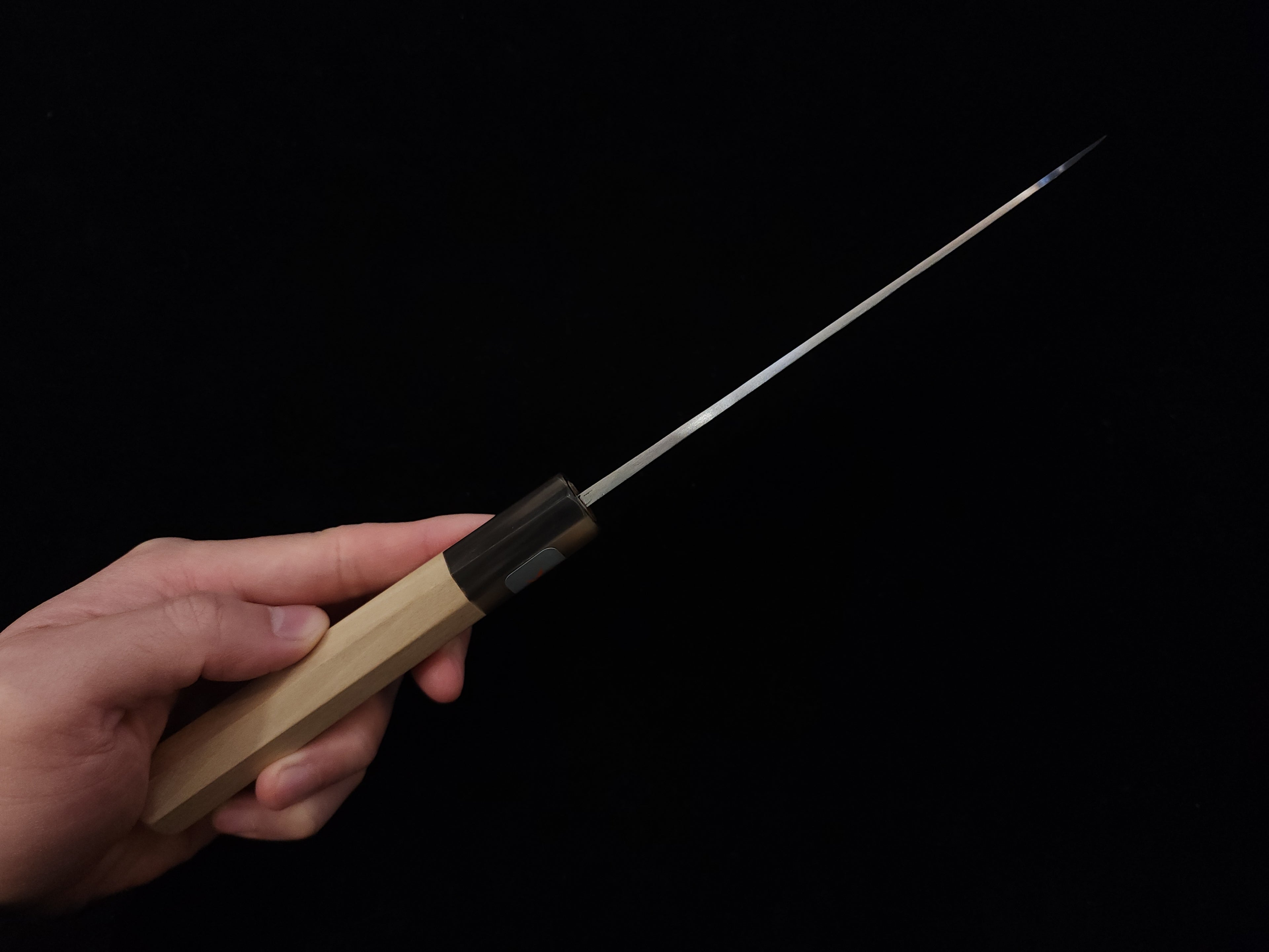 藤原照康 幻之名刀 白一鋼 三德刀165mm