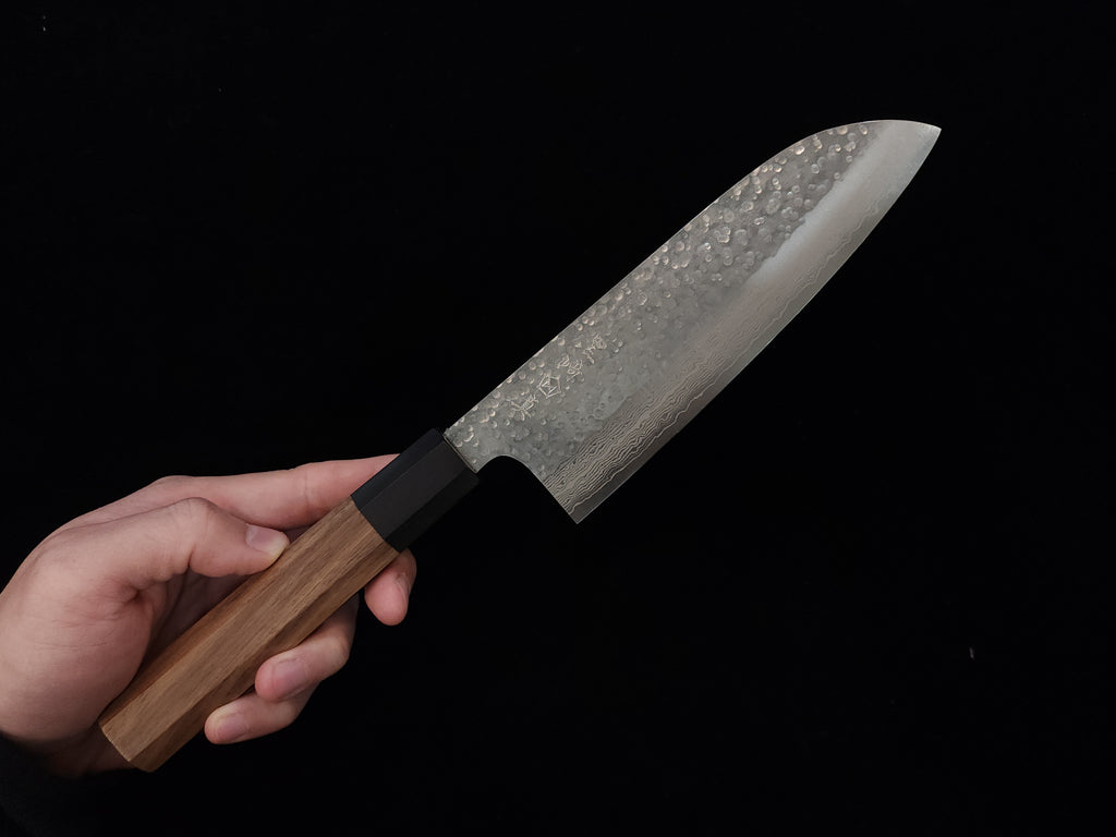 黑崎真VG7大馬士革三德刀165mm