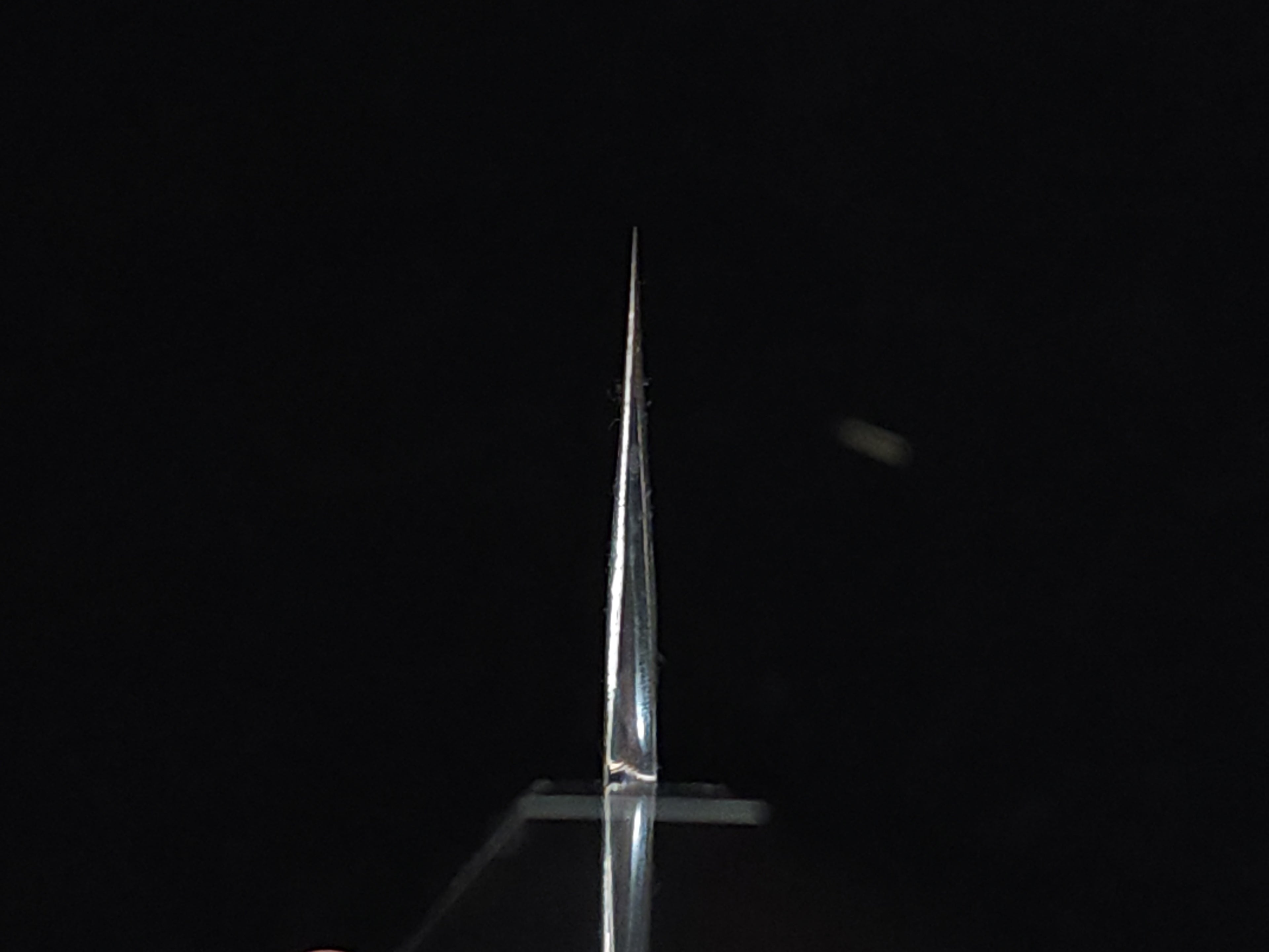 景清青一墨流黑染牛刀240mm連鞘