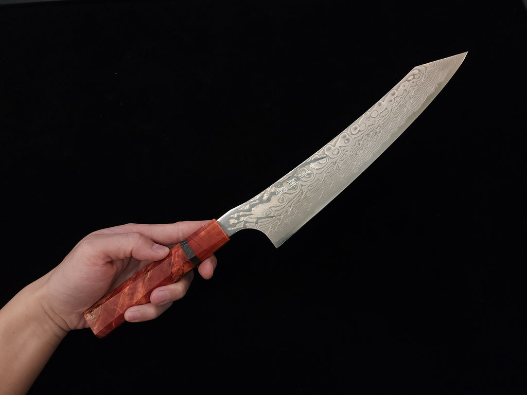 Ryusen Gurenhiryu Kai SPG STRIX Gyuto 240mm w/ Saya