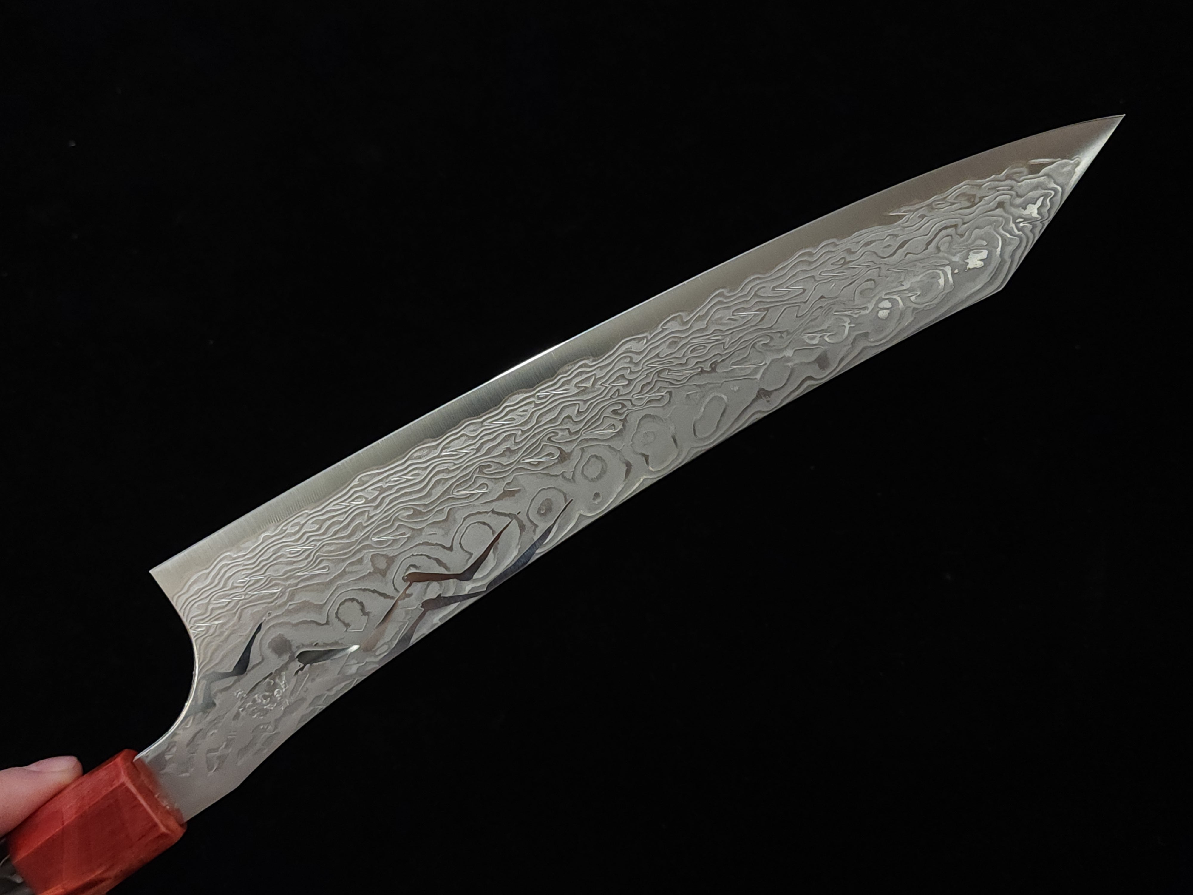龍泉紅蓮緋龍‧改牛刀240mm SPG STRIX (連鞘) – Knife Life HK