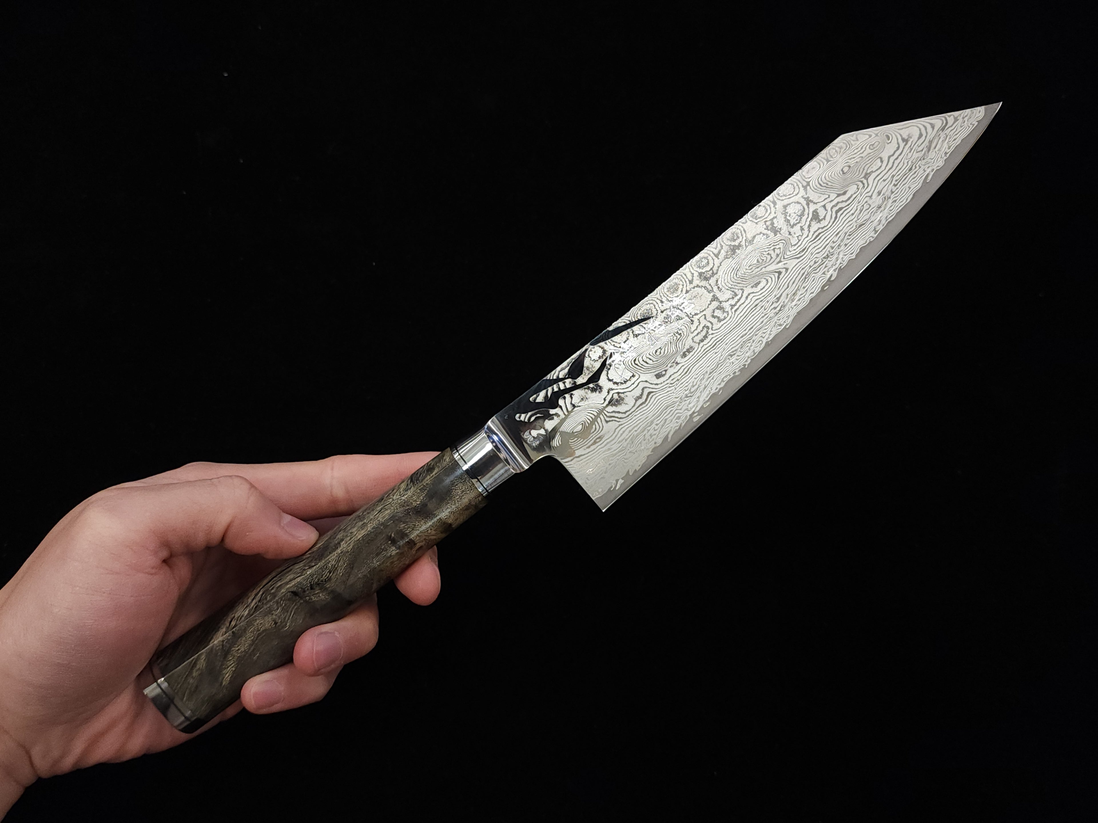 龍泉煌黑龍MT SG-2三德刀170mm