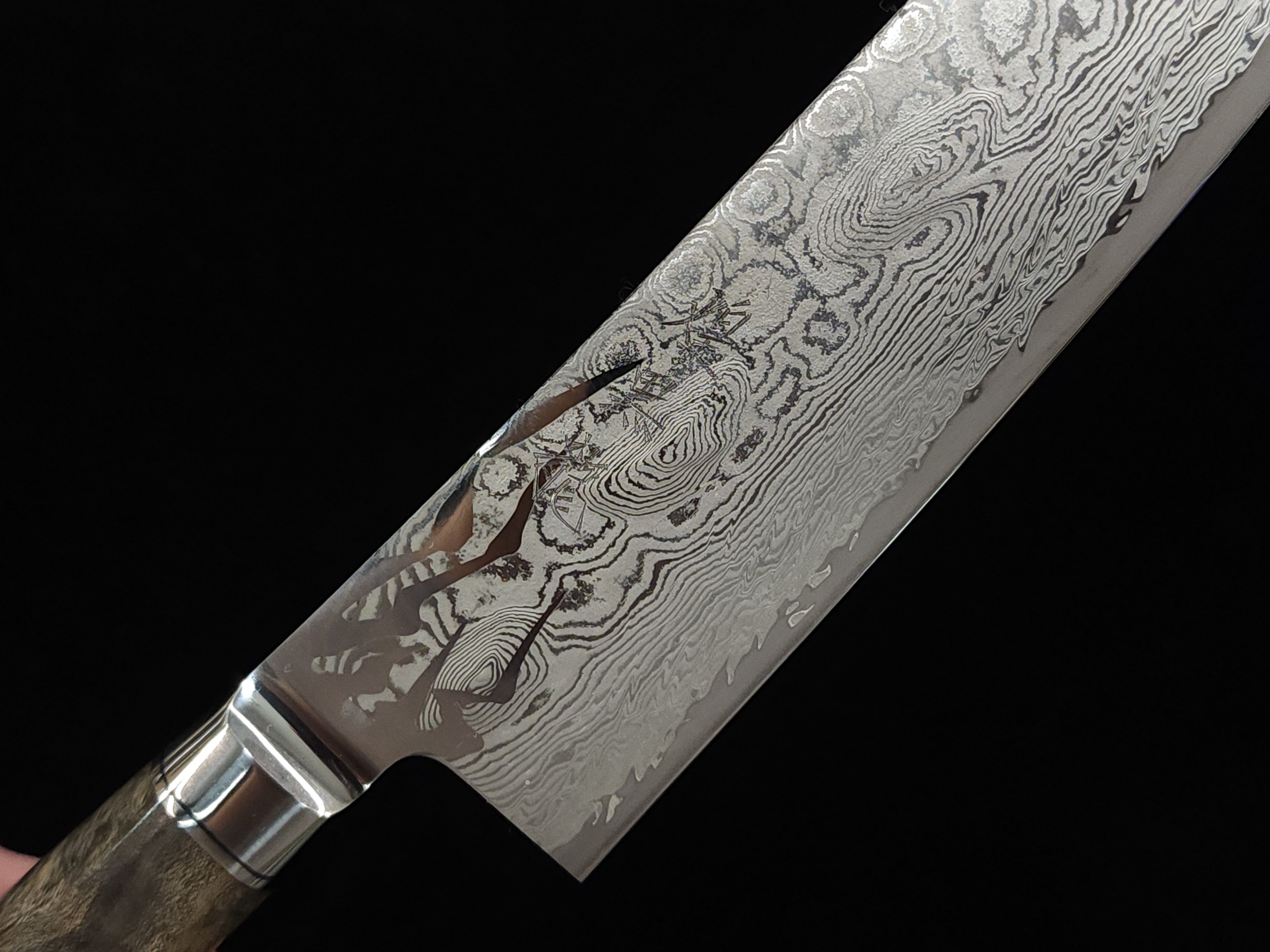 龍泉煌黑龍MT SG-2三德刀170mm