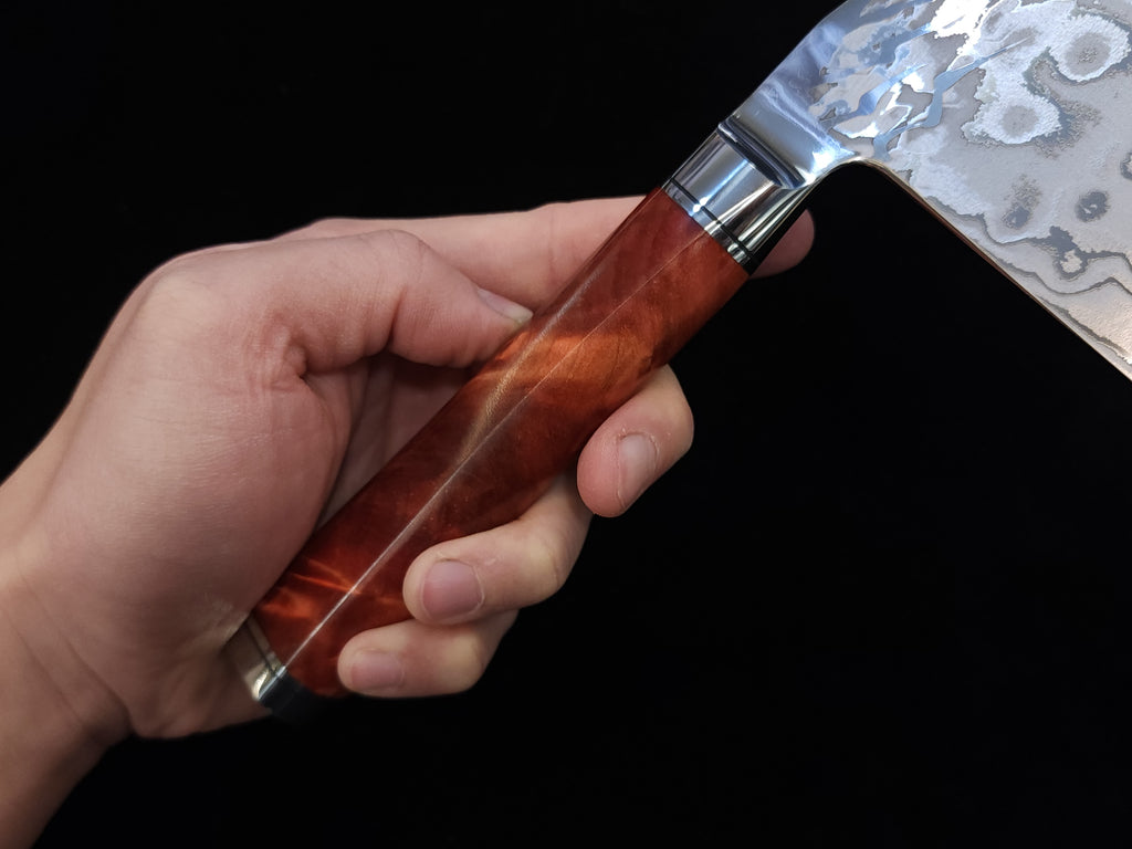 龍泉紅蓮緋龍SPG STRIX中華刀220mm連鞘