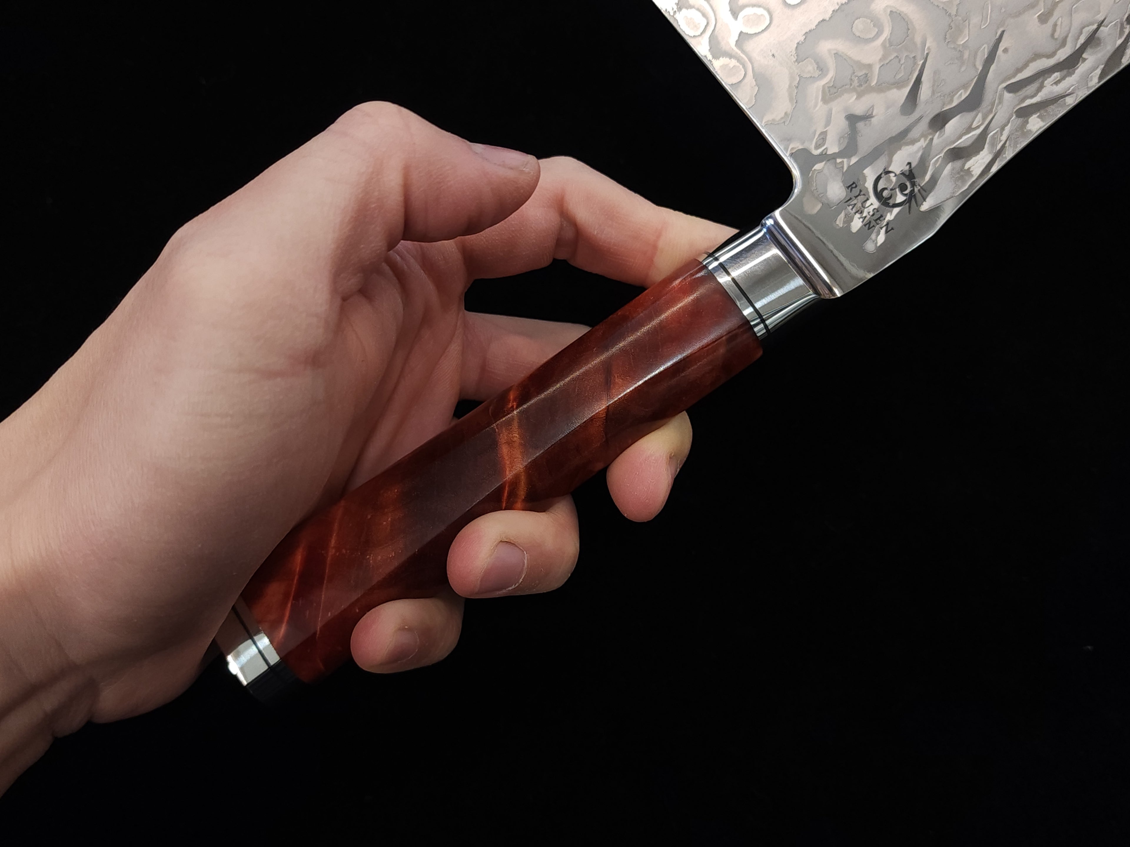 龍泉紅蓮緋龍SPG STRIX中華刀220mm連鞘