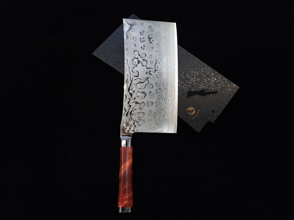 龍泉紅蓮緋龍SPG STRIX中華刀220mm連鞘