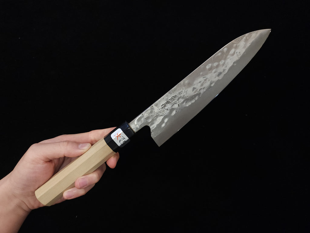 藤原照康 幻之名刀 白一鋼 牛刀 210mm