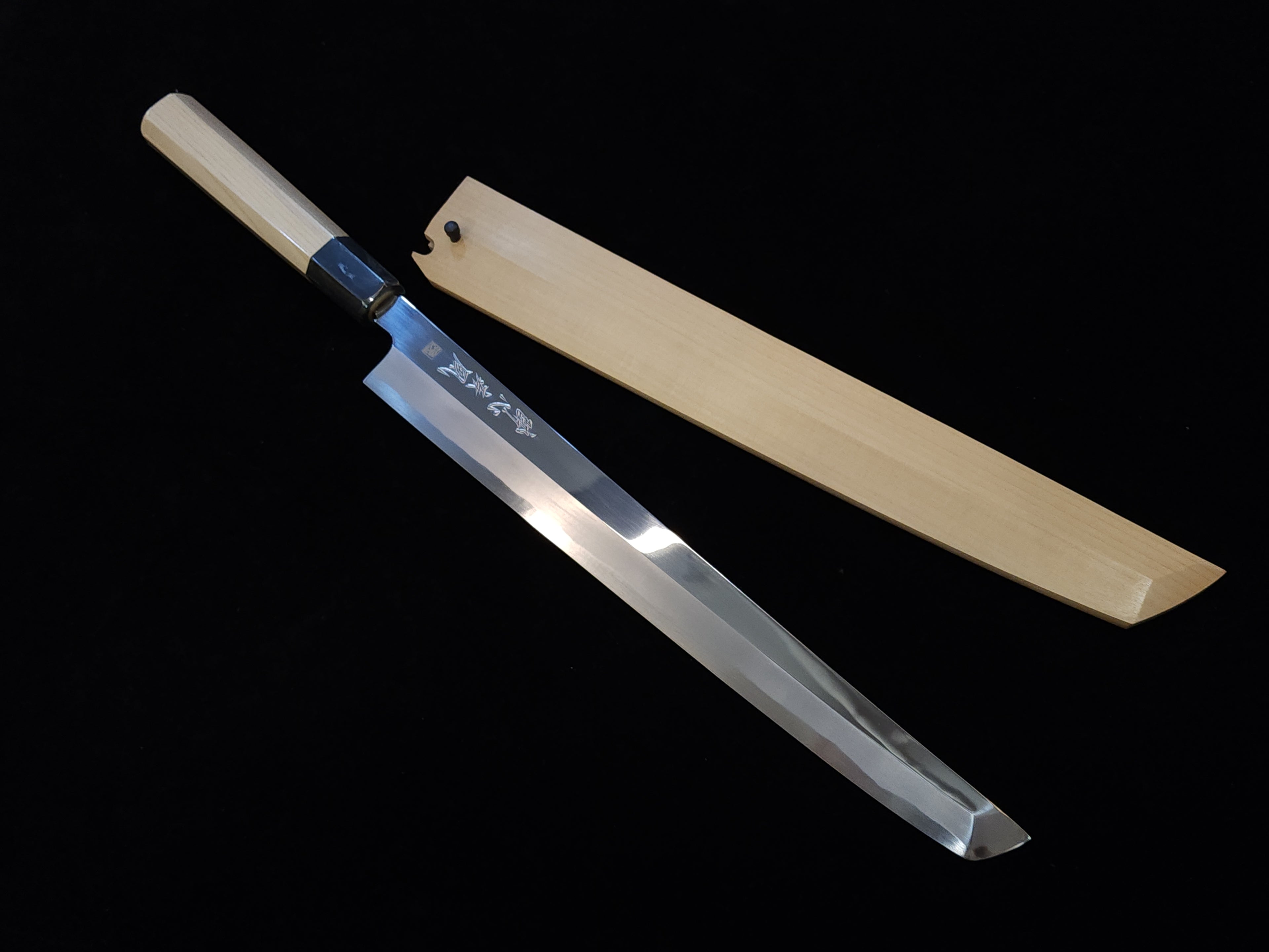 醉心疾風青二鋼先丸蛸引 300mm 連鞘