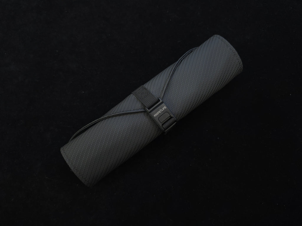 Knife Life 12 Pocket Chef Utensil Roll (Carbon Fiber Pattern)