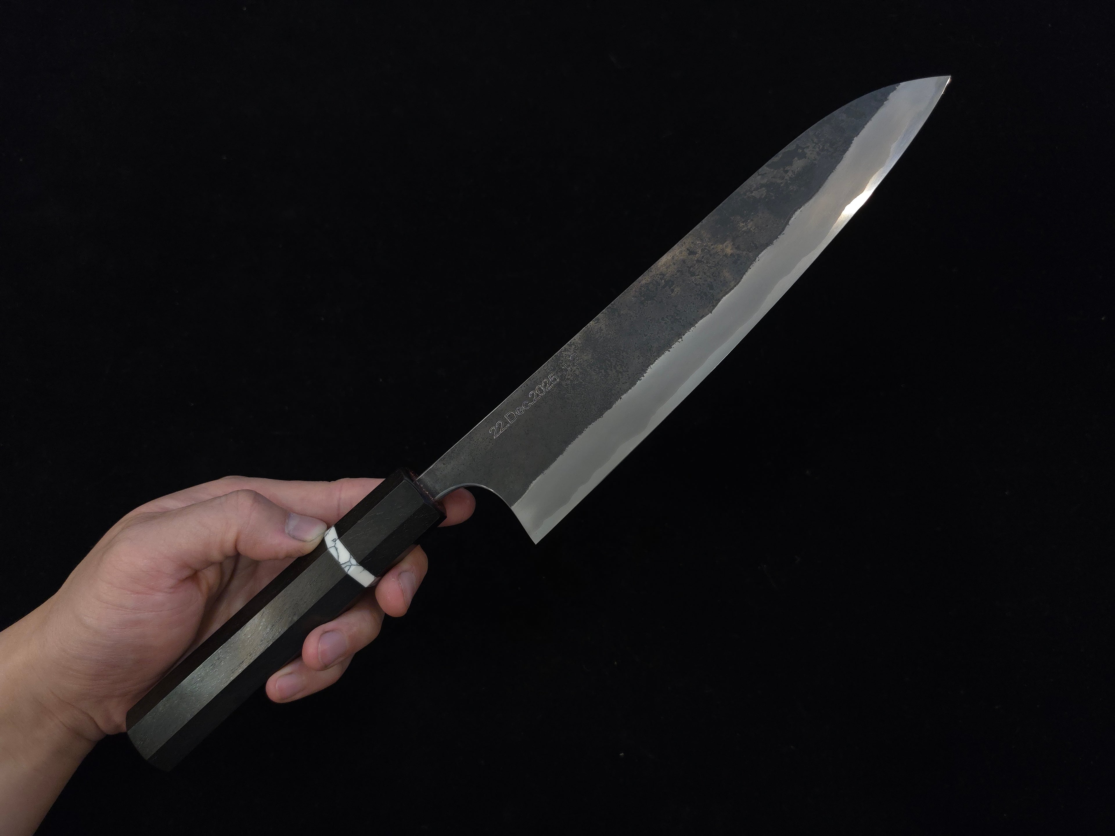 Takayuki Shibata Tinker Classic Gyuto 210mm (1) w/ Magnetic Saya