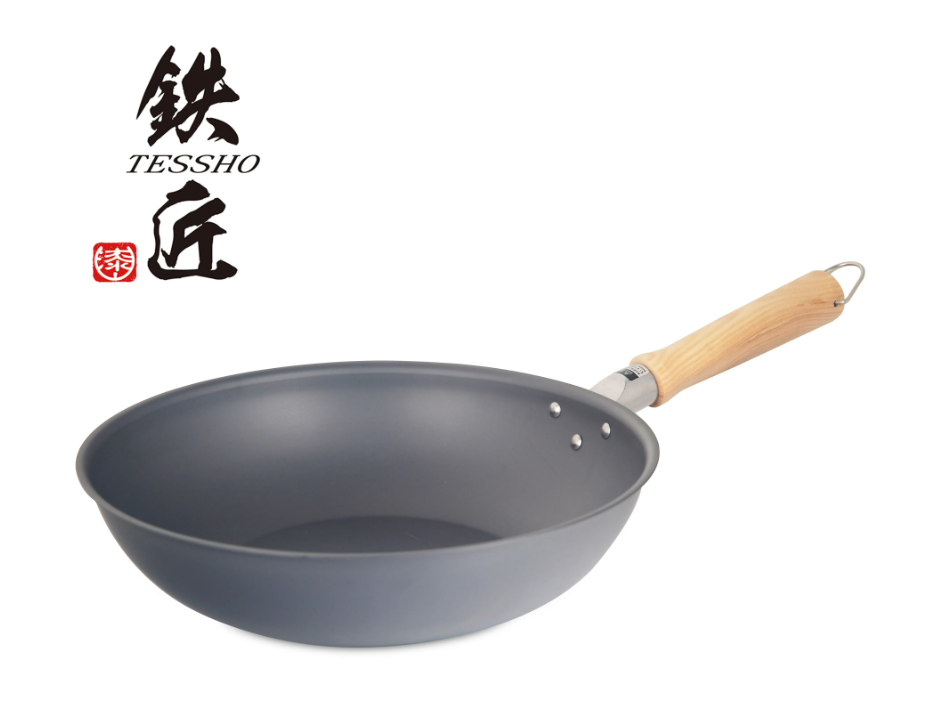 鐵匠窒化鐵平底炒鍋30cm