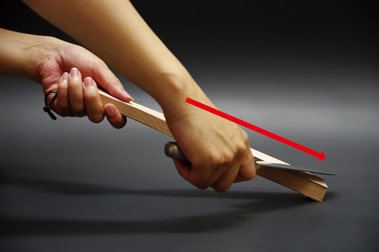 末広蕩刀棒 310×45×18mm