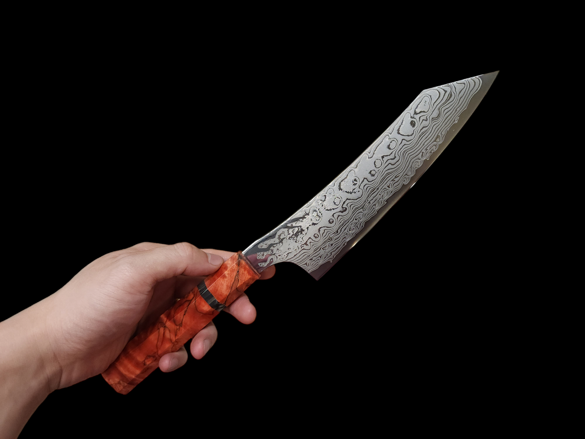Ryusen Gurenhiryu Kai SPG STRIX Santoku 175mm w/ Saya