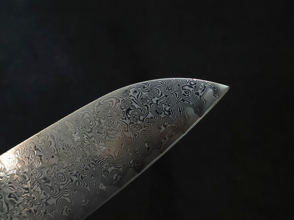 King SRS-13 Damascus Santoku 165mm