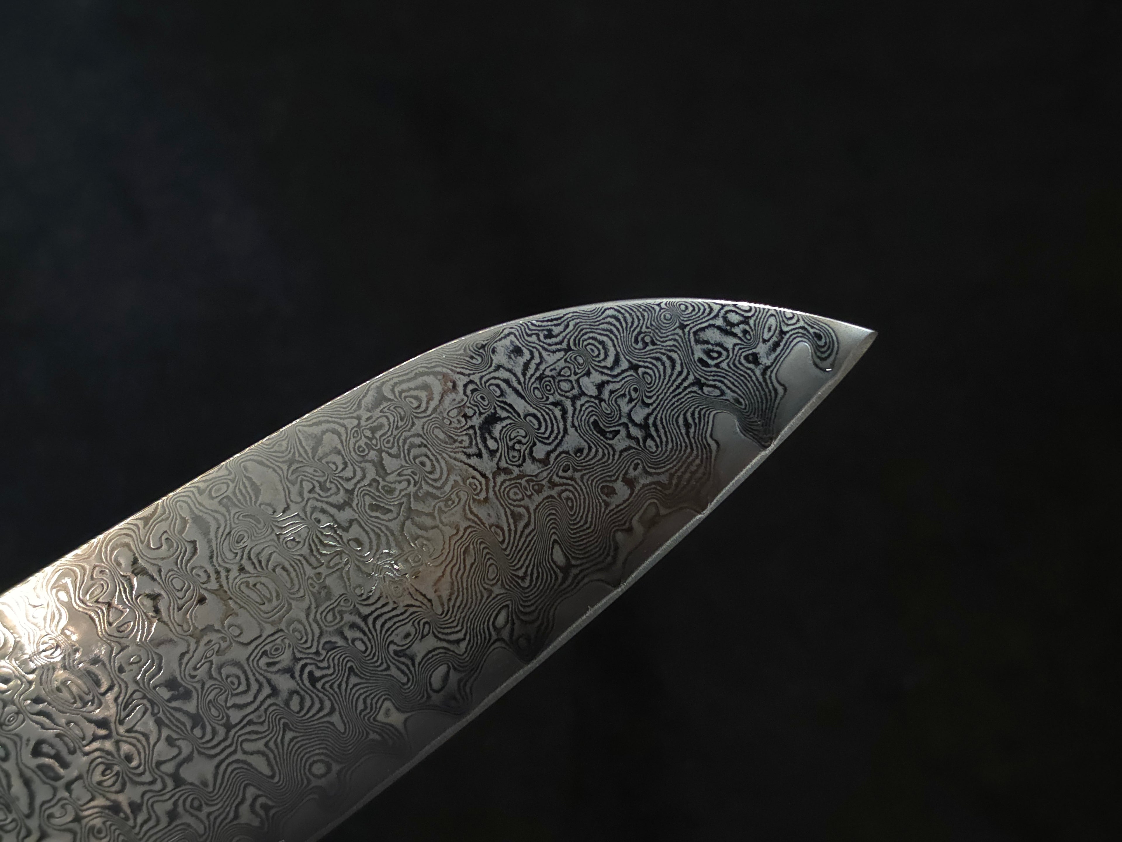 King SRS-13 Damascus Santoku 165mm
