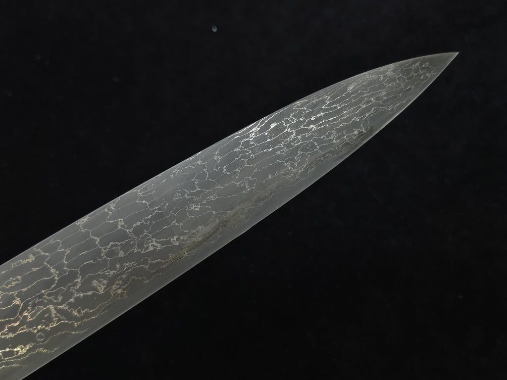 Naoki Mazaki Beads Damascus Shirogami 1 Sujihiki 300mm
