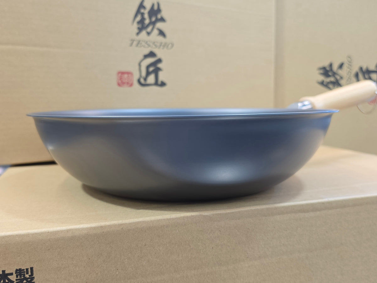 鐵匠窒化鐵平底炒鍋30cm