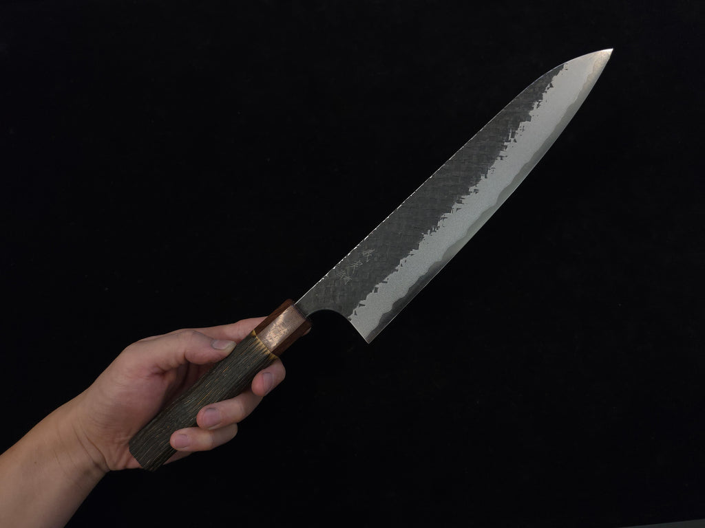 Yoshimi Kato Aogami Super Kurochi Gyuto 240mm