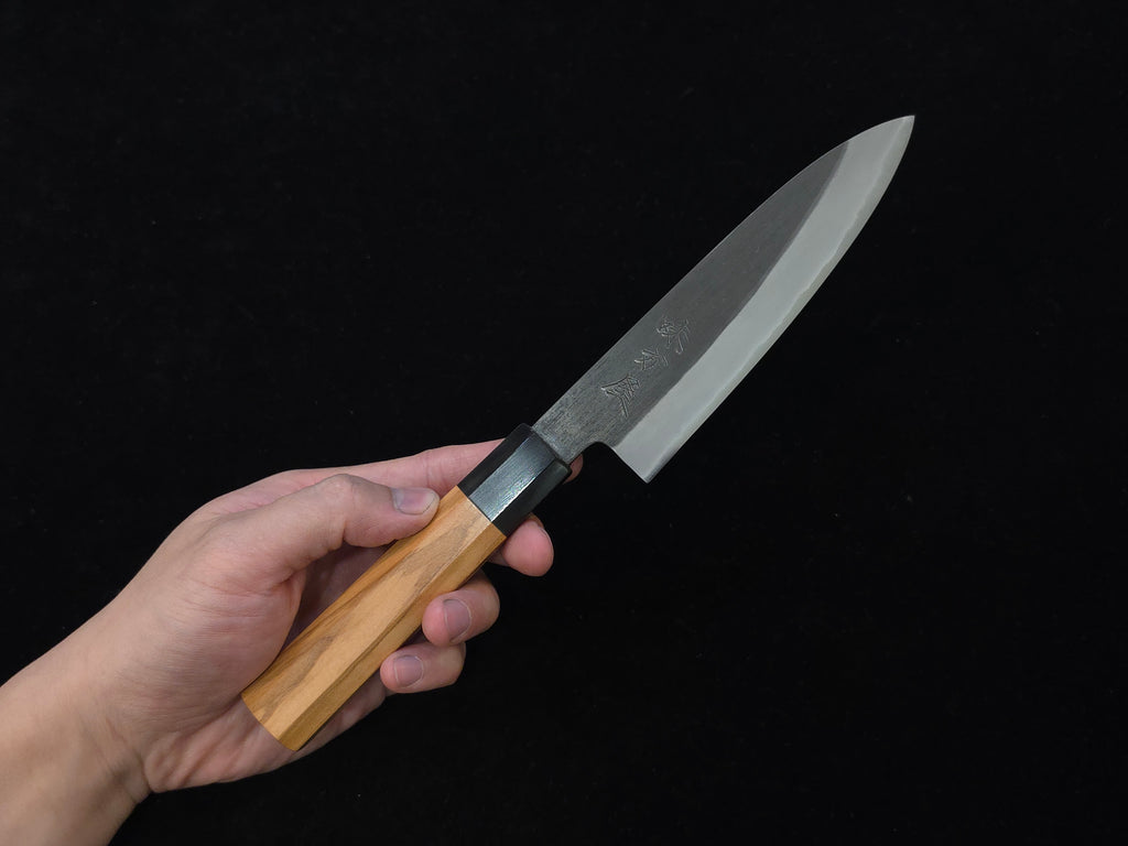 Ajikataya Shirogami 2 Kurochi Petty 135mm