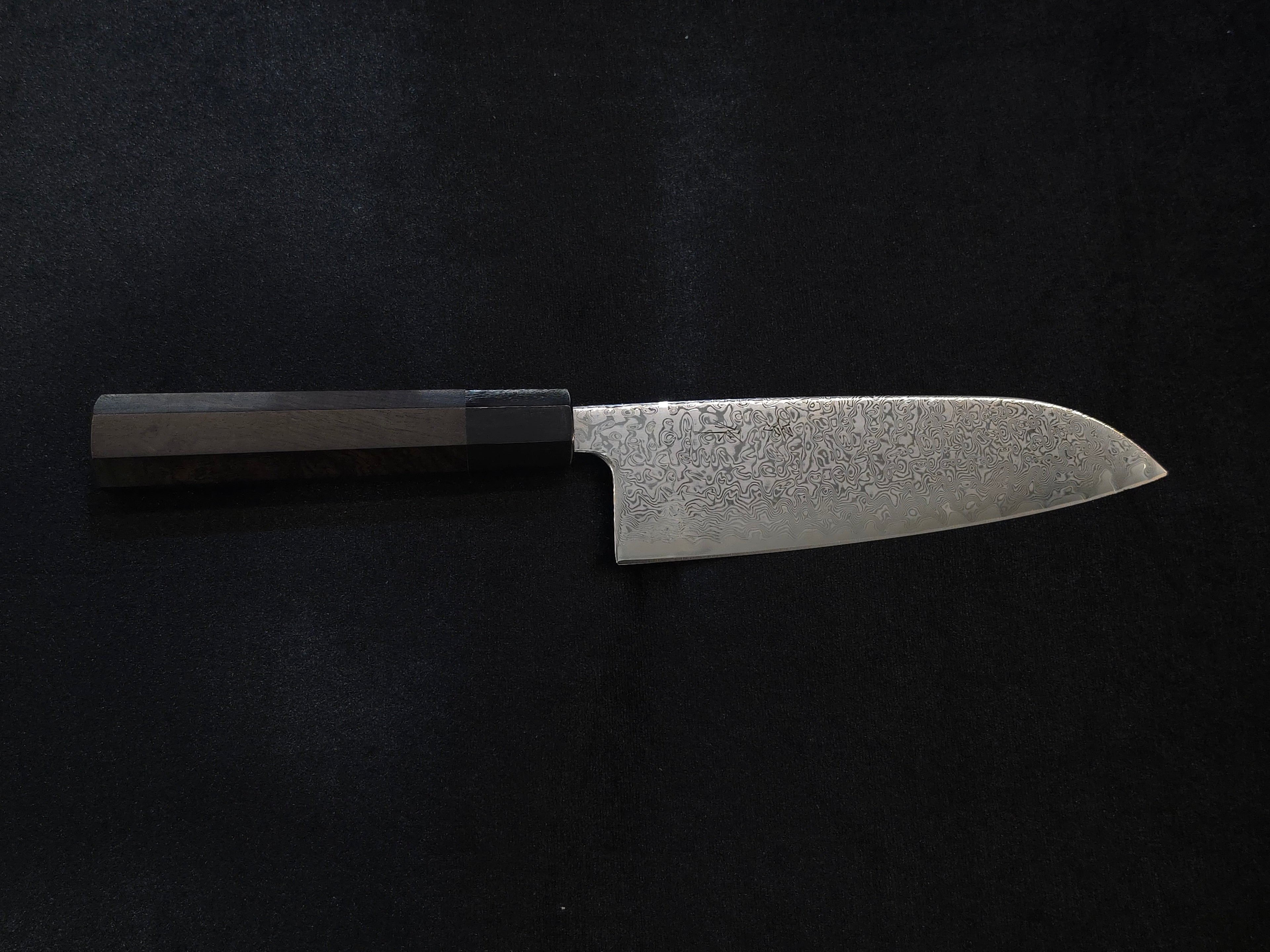 King SRS-13 Damascus Santoku 165mm
