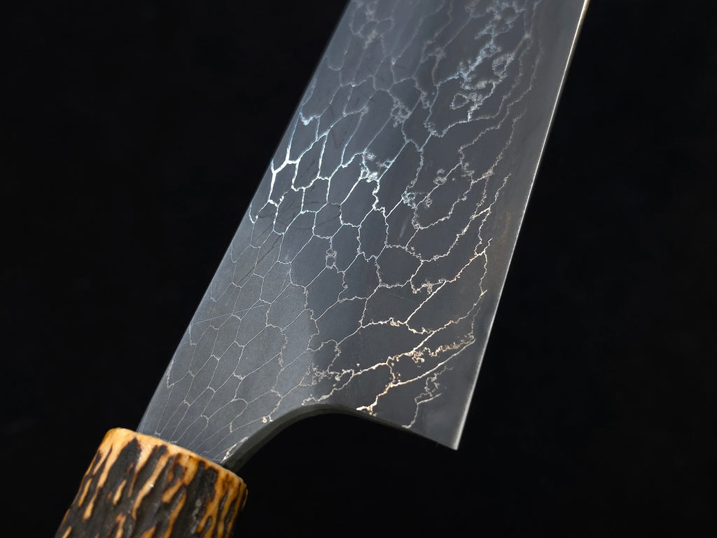 Naoki Mazaki Beads Damascus Shirogami 1 Sujihiki 300mm
