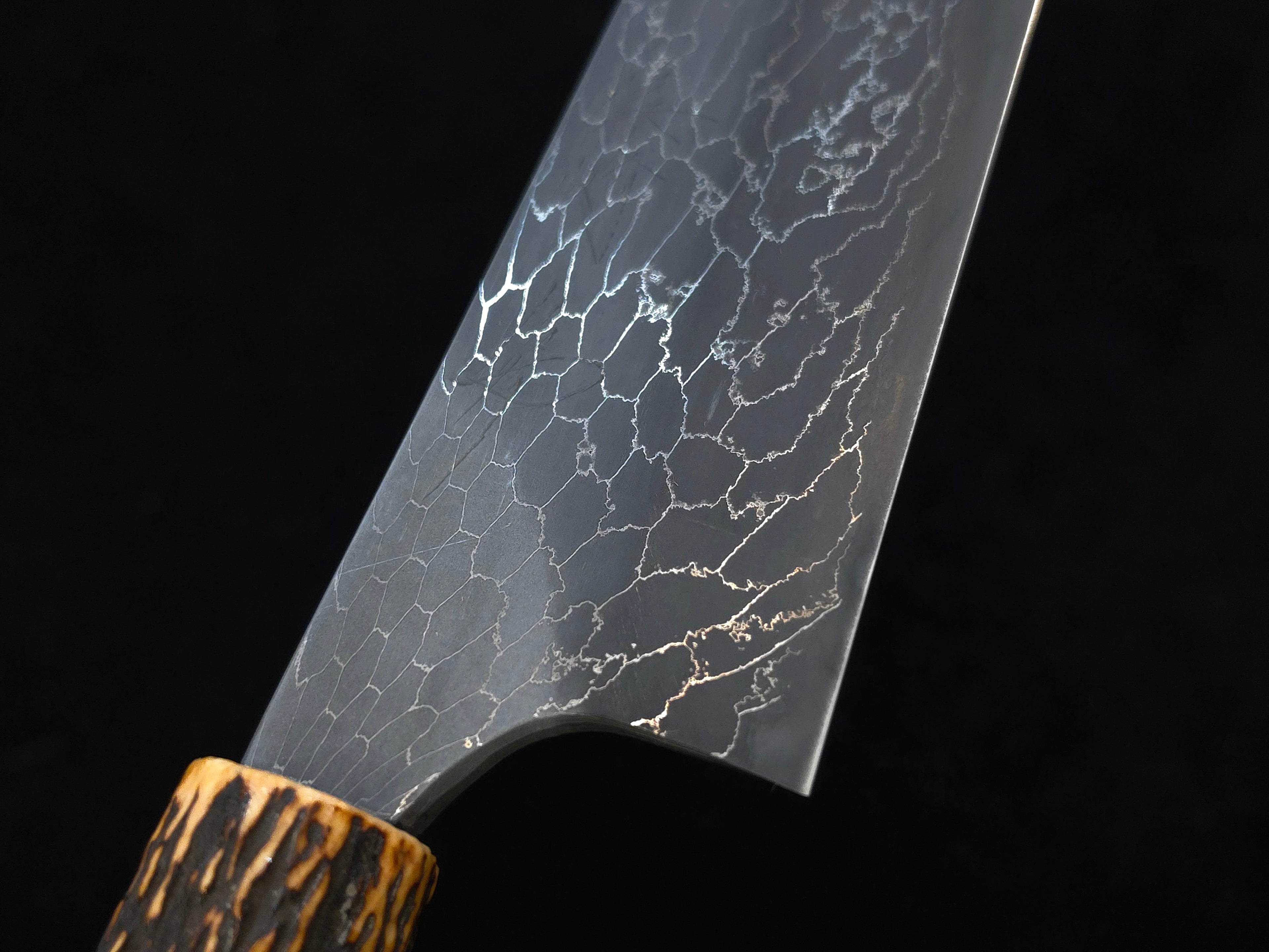 Naoki Mazaki Beads Damascus Shirogami 1 Sujihiki 300mm
