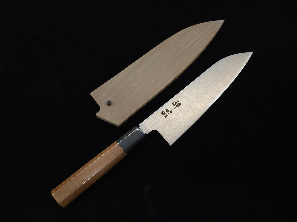 醉心Inox本燒三德刀170mm連鞘
