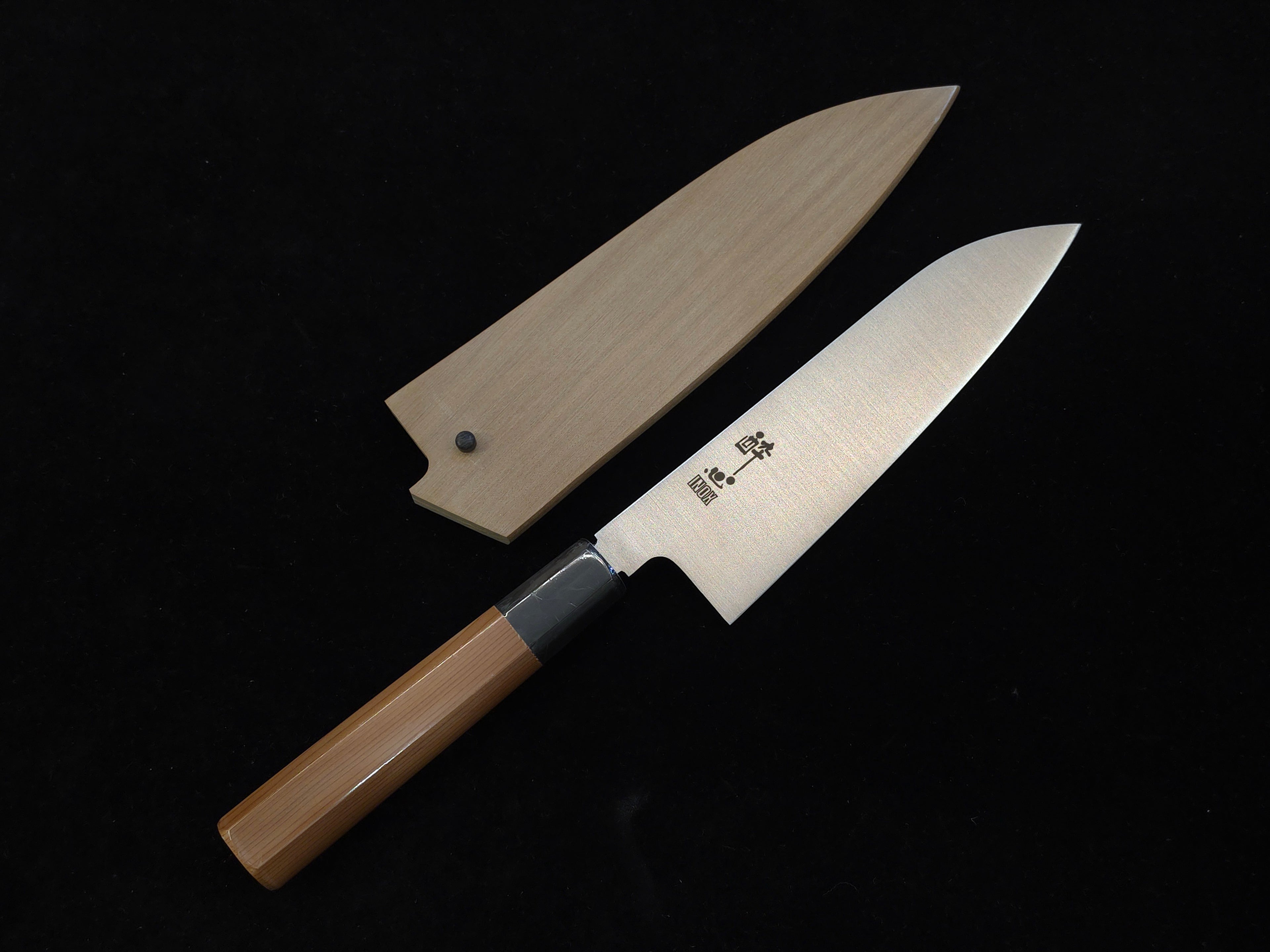 醉心Inox本燒三德刀170mm連鞘