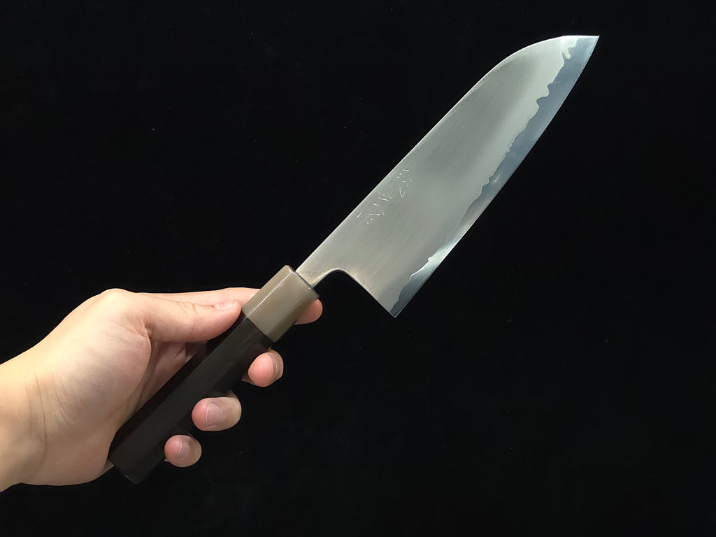 Toshihiro Wakui Shirogami 2 Santoku 170mm