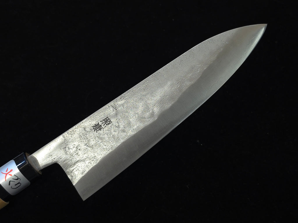 Teruyasu Fujiwara Nashiji Shirogami 1 Gyuto 180mm