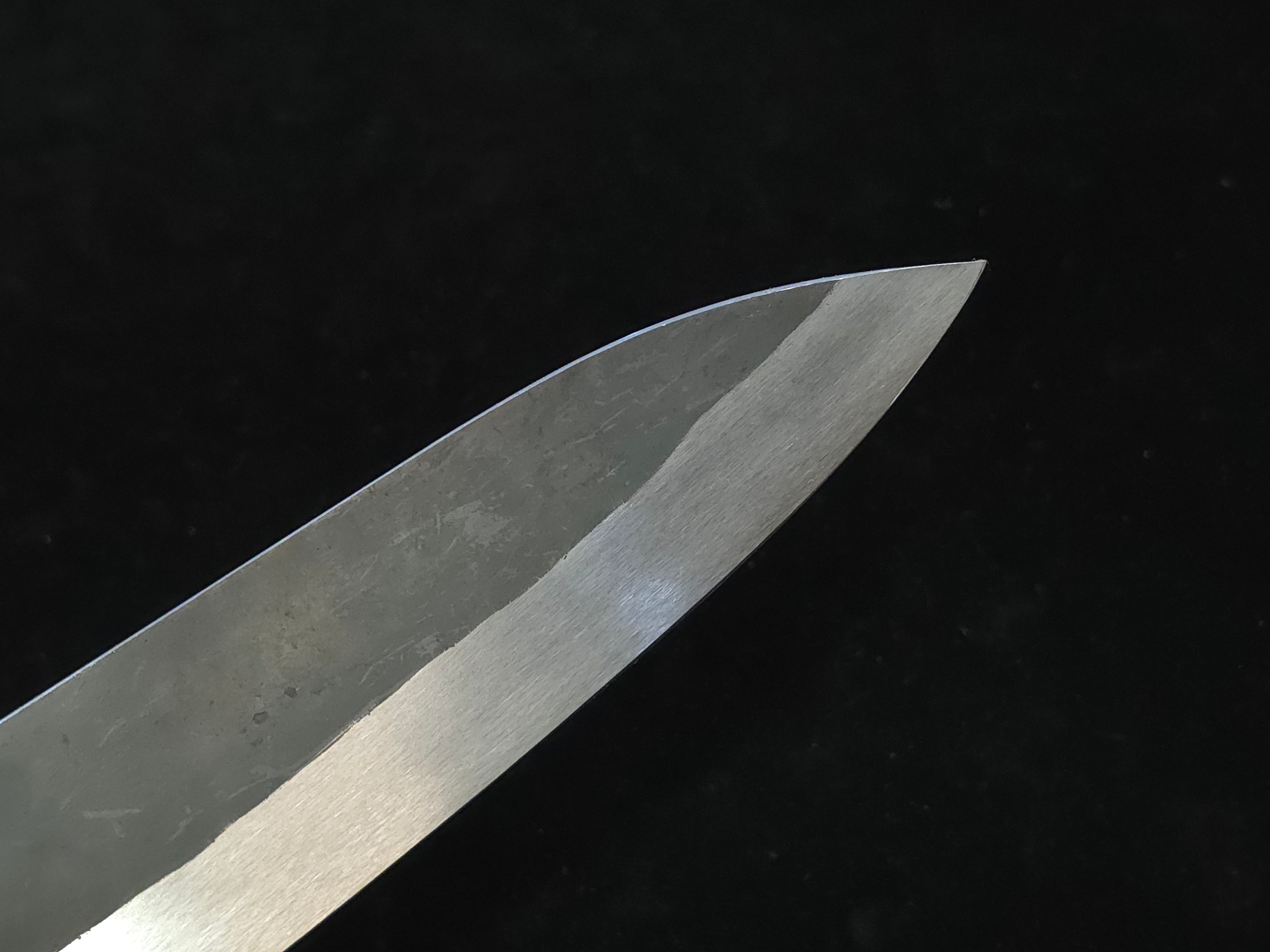 安倍勇光白一鋼黑打牛刀210mm