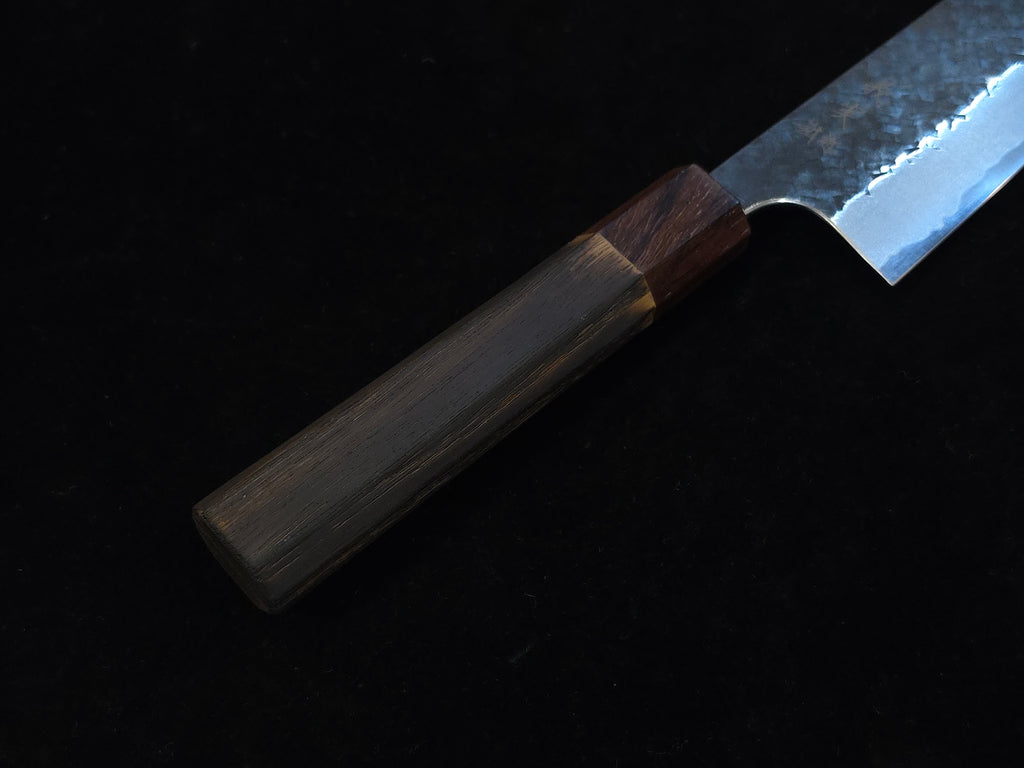 加藤義實超青鋼黑打三德刀170mm