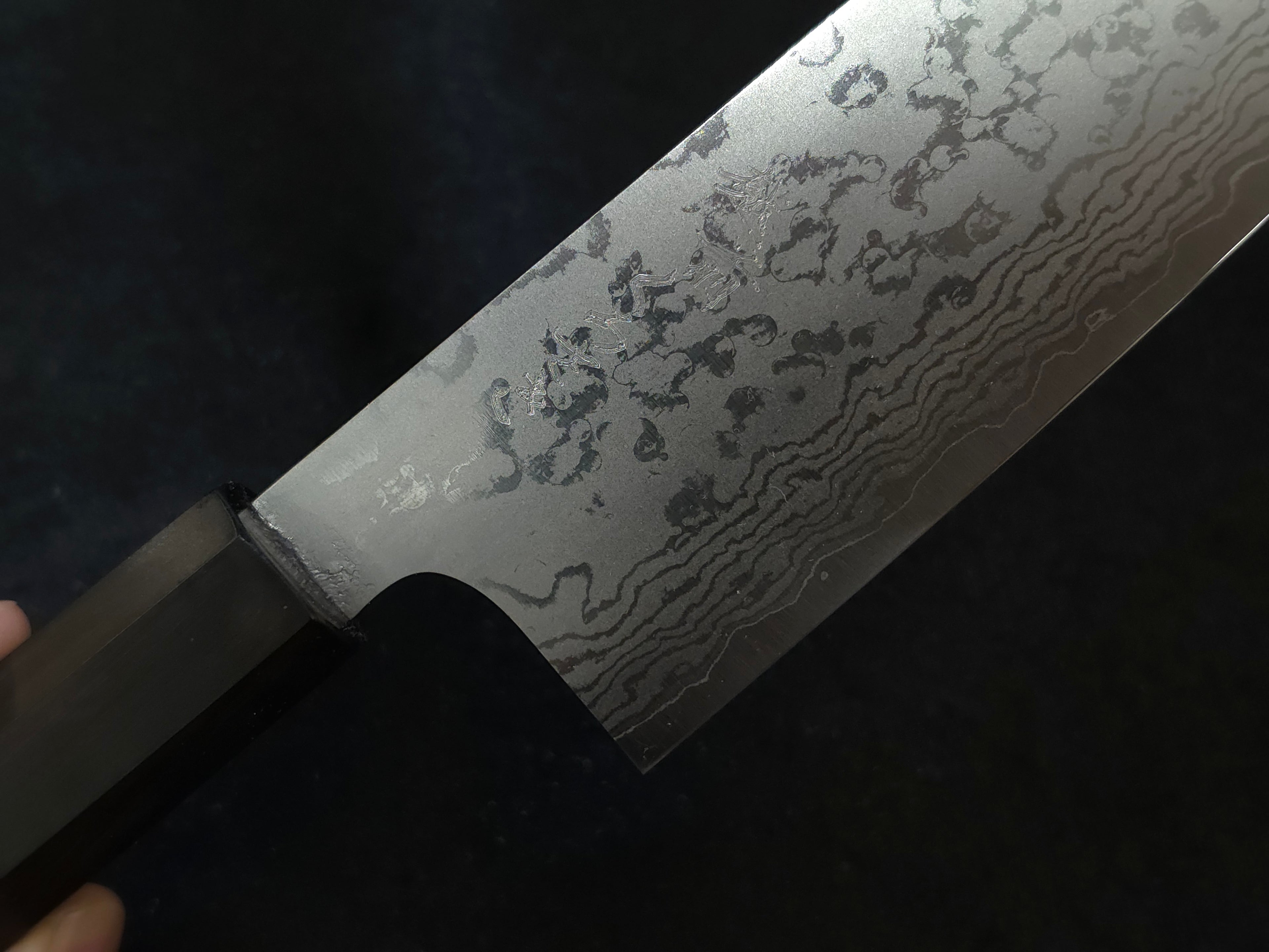 Makoto Kurosaki VG-7 Damascus Santoku 165mm