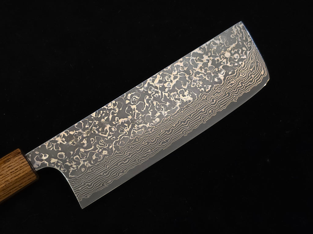 加藤義實VG-10黑染大馬士革菜切160mm