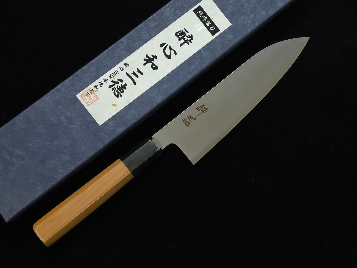 Suisin Inox Honyaki Santoku 170mm