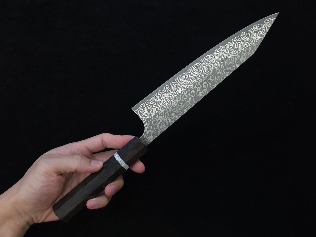 加藤義實黑染VG-10切付牛刀210mm