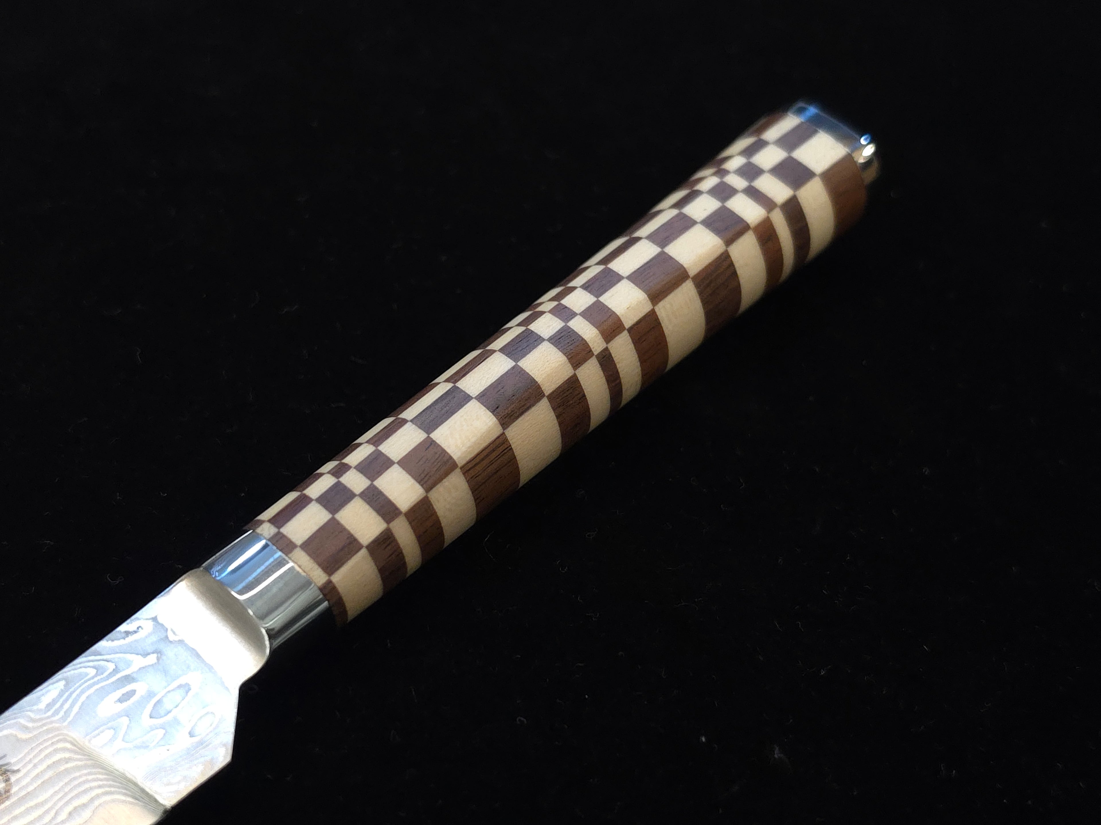 Ryusen ATS-314 Yosegi Steak Knife (Ichimatsu)