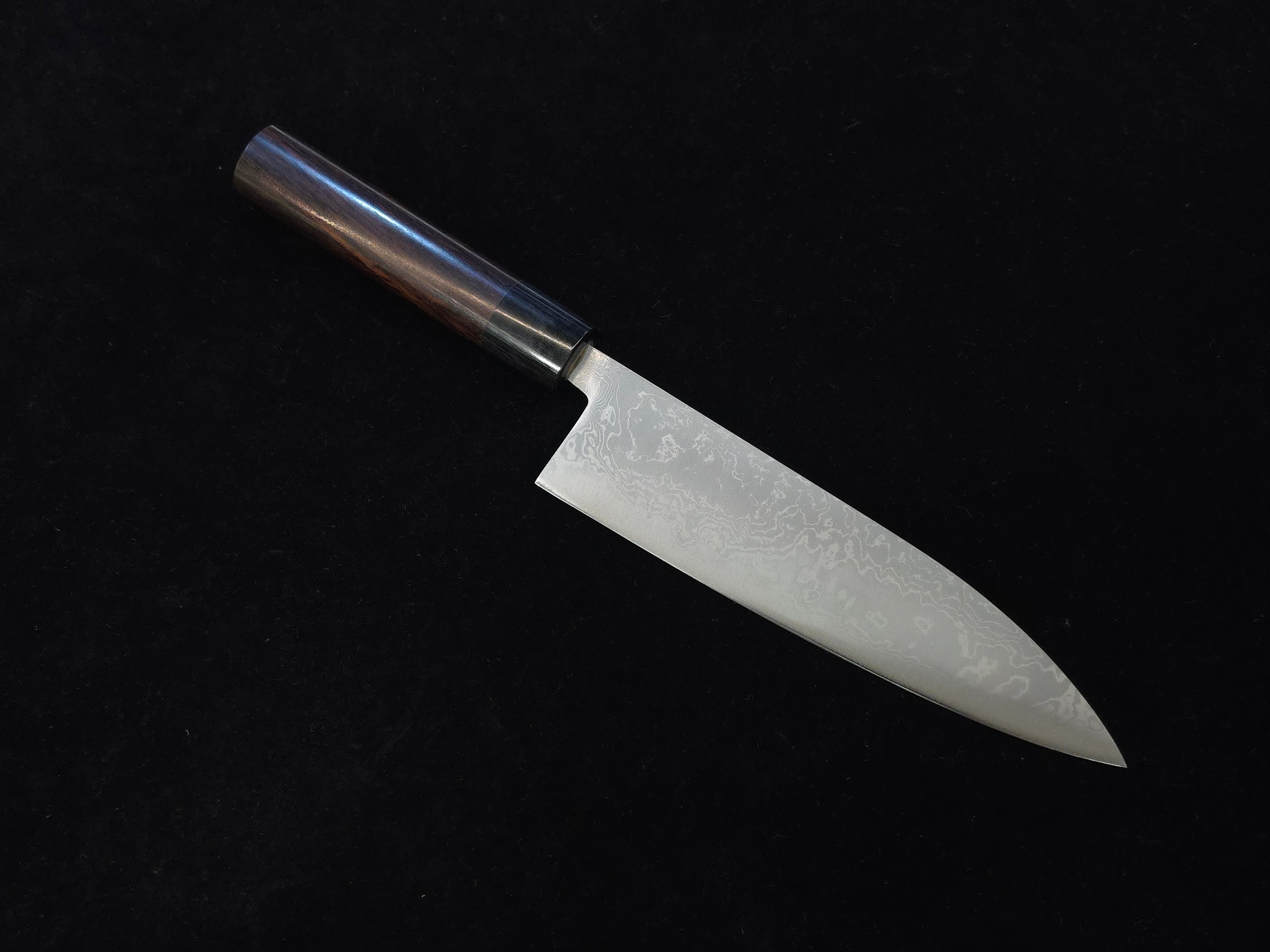 梶原務青二墨流牛刀180mm