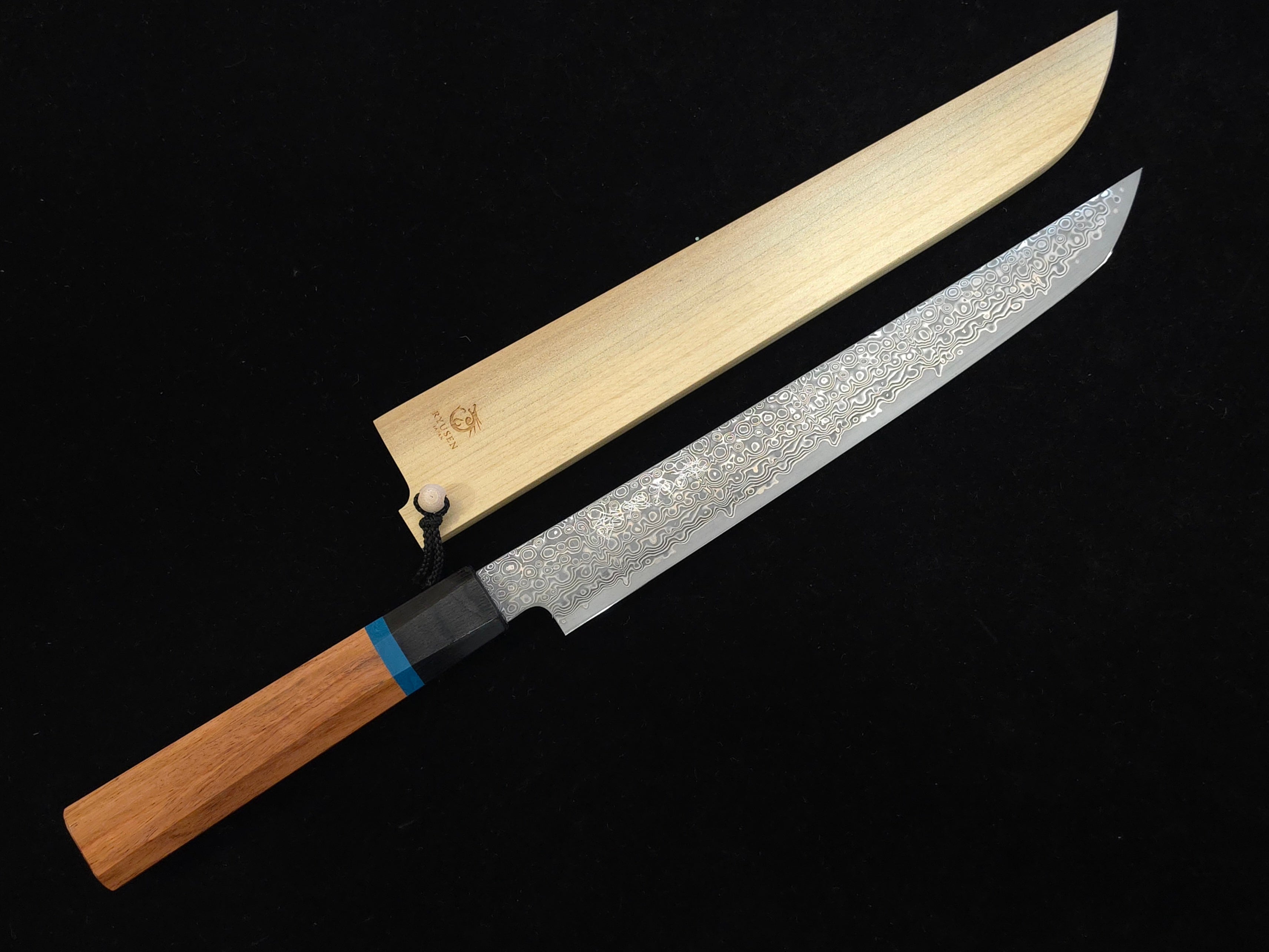Ryusen Boten Unryu Kai VG-10 Kengata Sujihiki 260mm w/ Saya