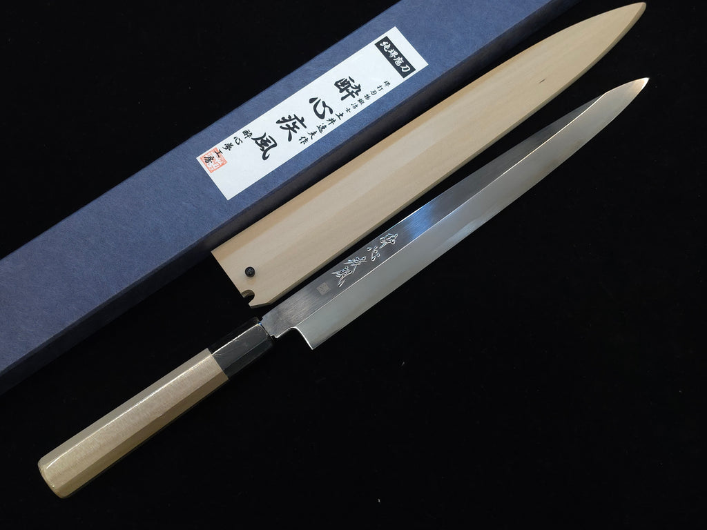 Suisin Hayate Aogami 2 Yanagiba 300mm w/ Saya