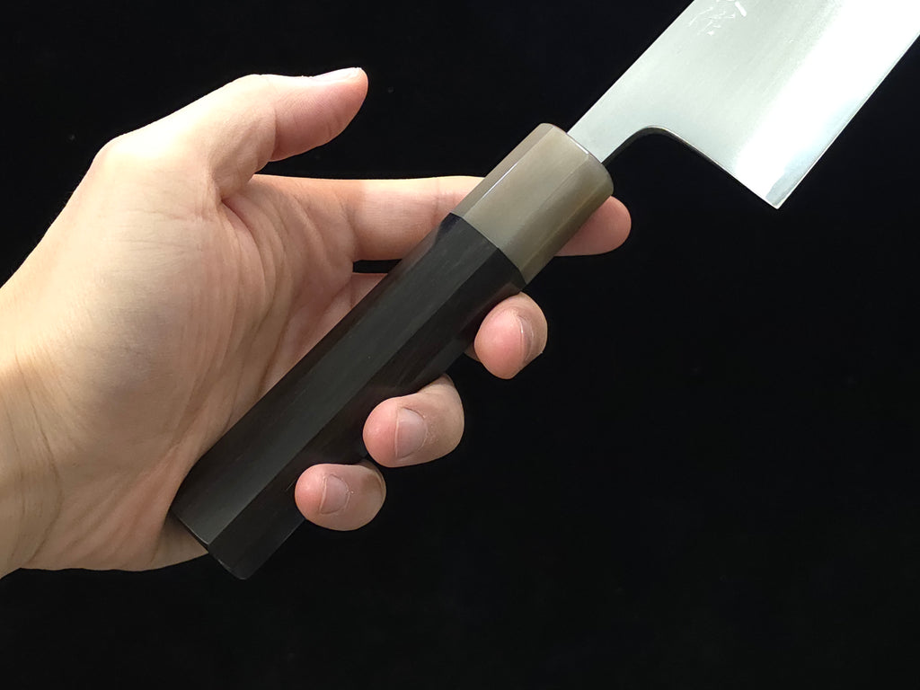 Toshihiro Wakui Shirogami 2 Santoku 170mm