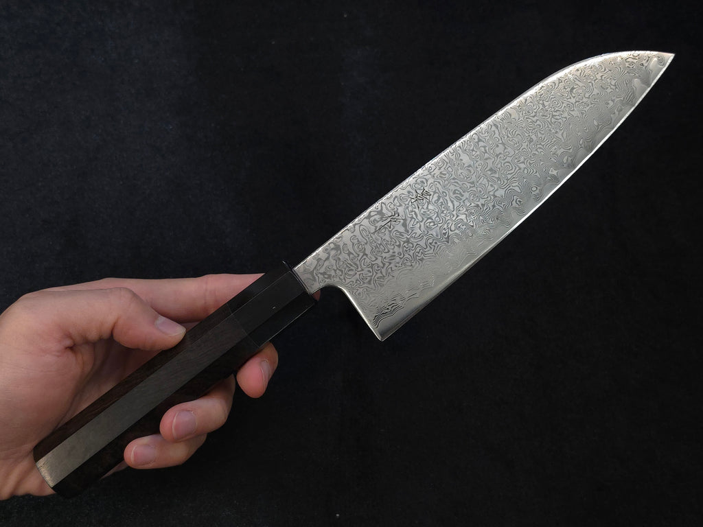 King SRS-13 Damascus Santoku 165mm