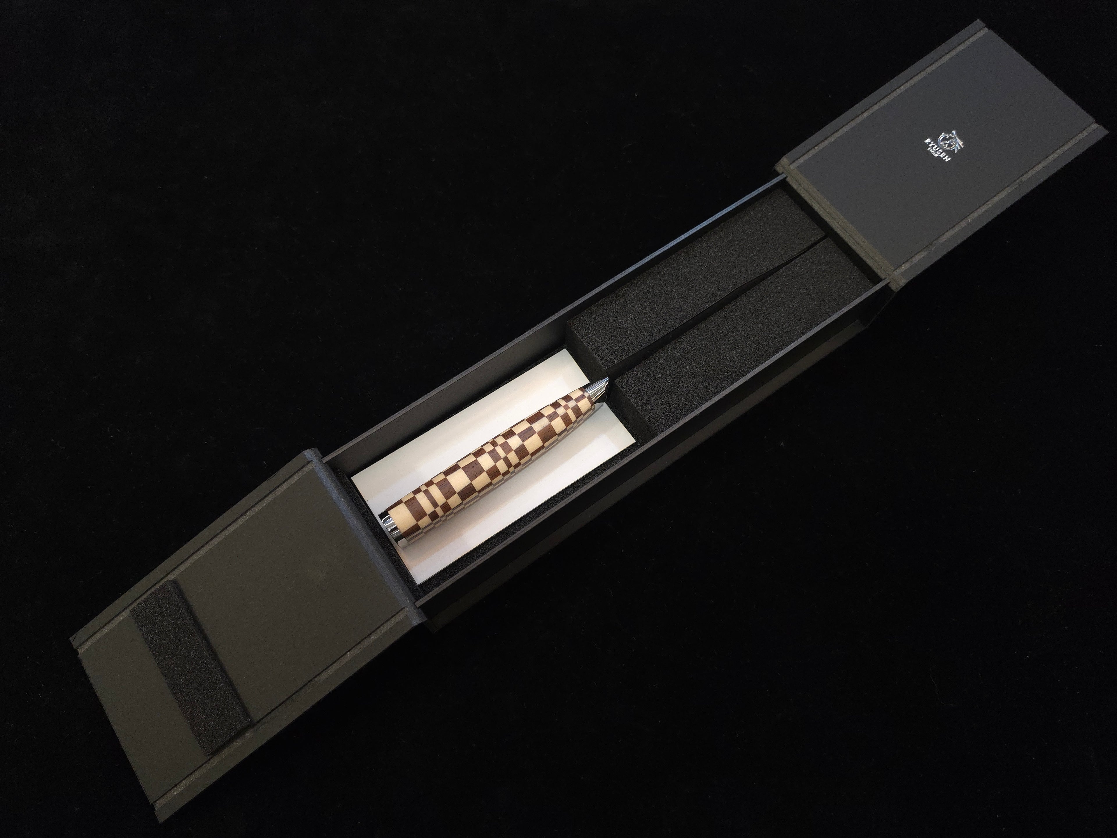Ryusen ATS-314 Yosegi Steak Knife (Ichimatsu)