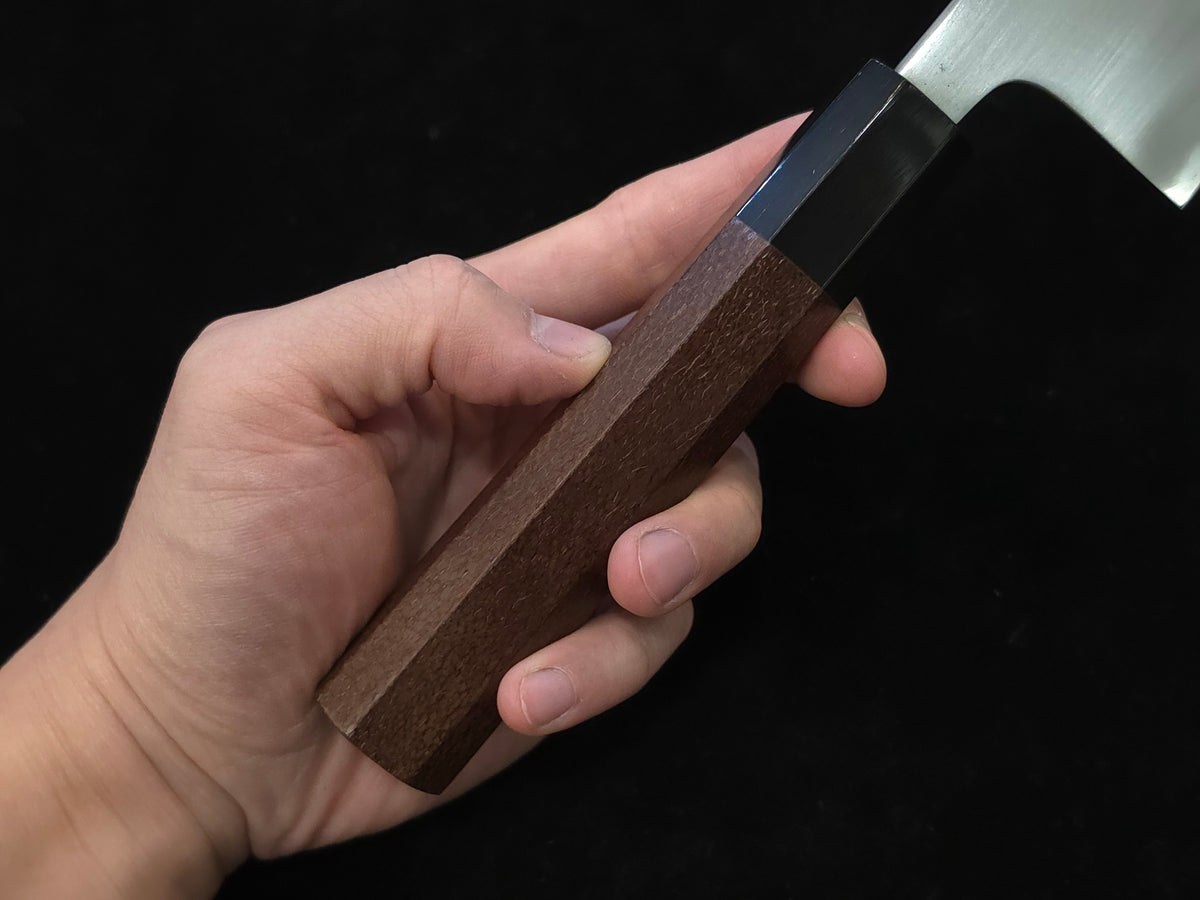 涌井聡宏白二鋼牛刀240mm(龍鱗木手柄)