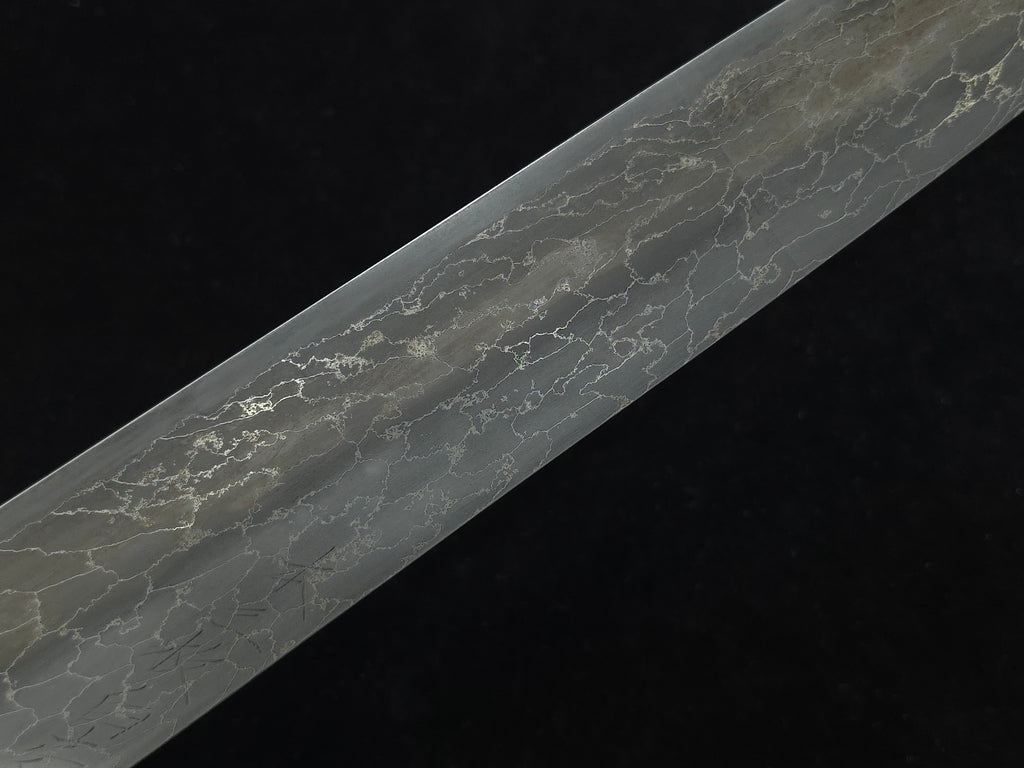Naoki Mazaki Beads Damascus Shirogami 1 Sujihiki 300mm