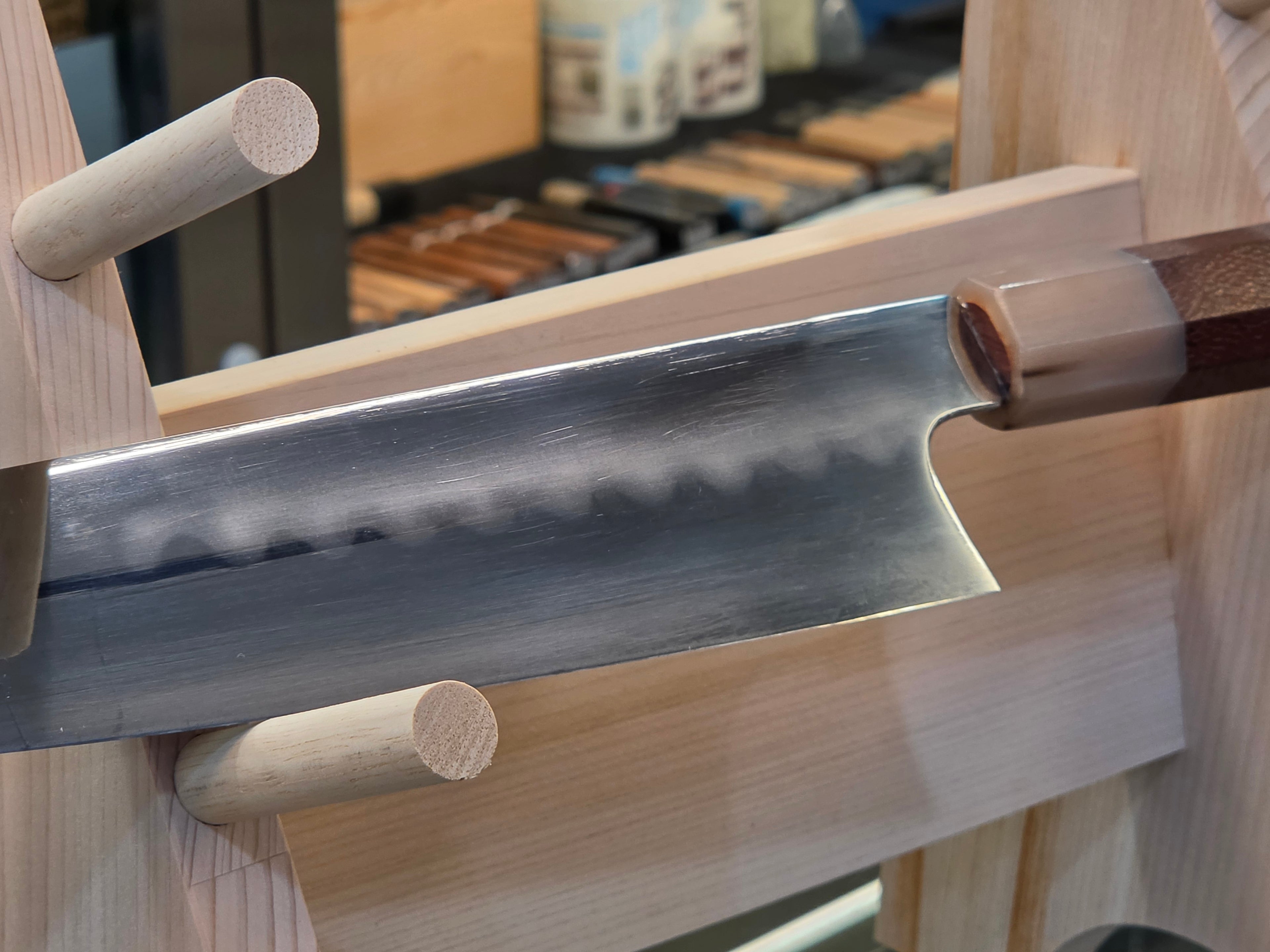 Sukenari Shirogami 2 Honyaki Kiritsuke Gyuto 240mm