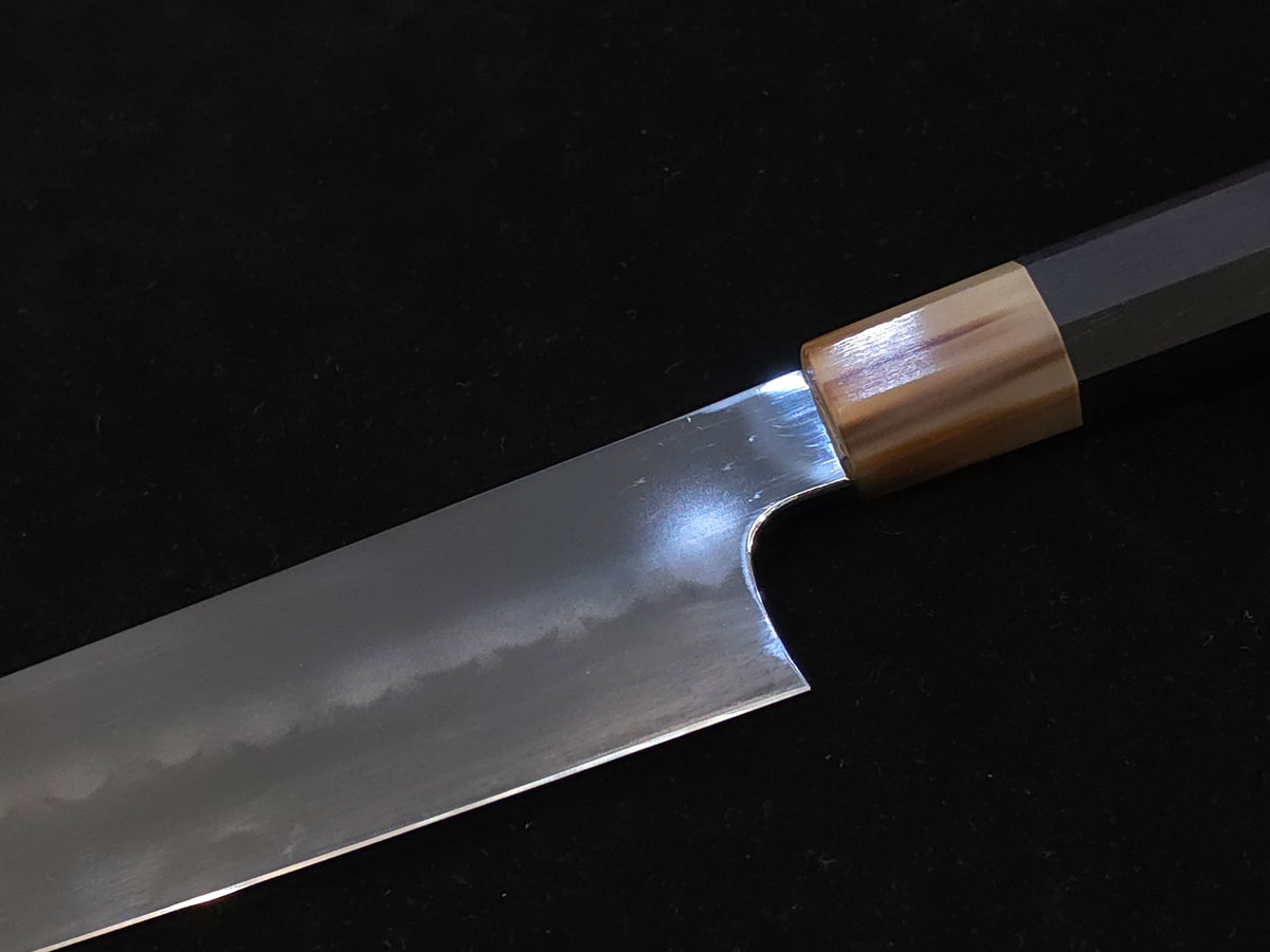 佑成白二鋼水本燒牛刀240mm