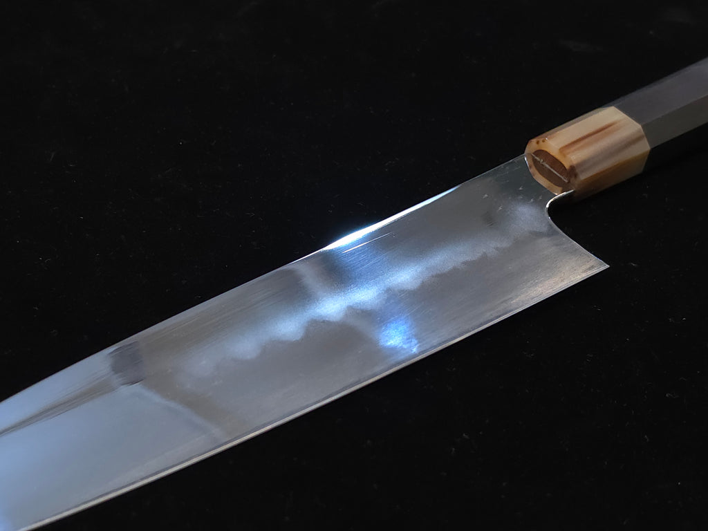 佑成白二鋼水本燒牛刀240mm