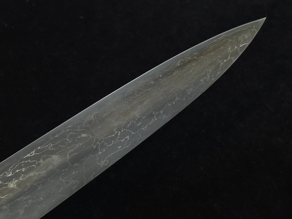 Naoki Mazaki Beads Damascus Shirogami 1 Sujihiki 300mm