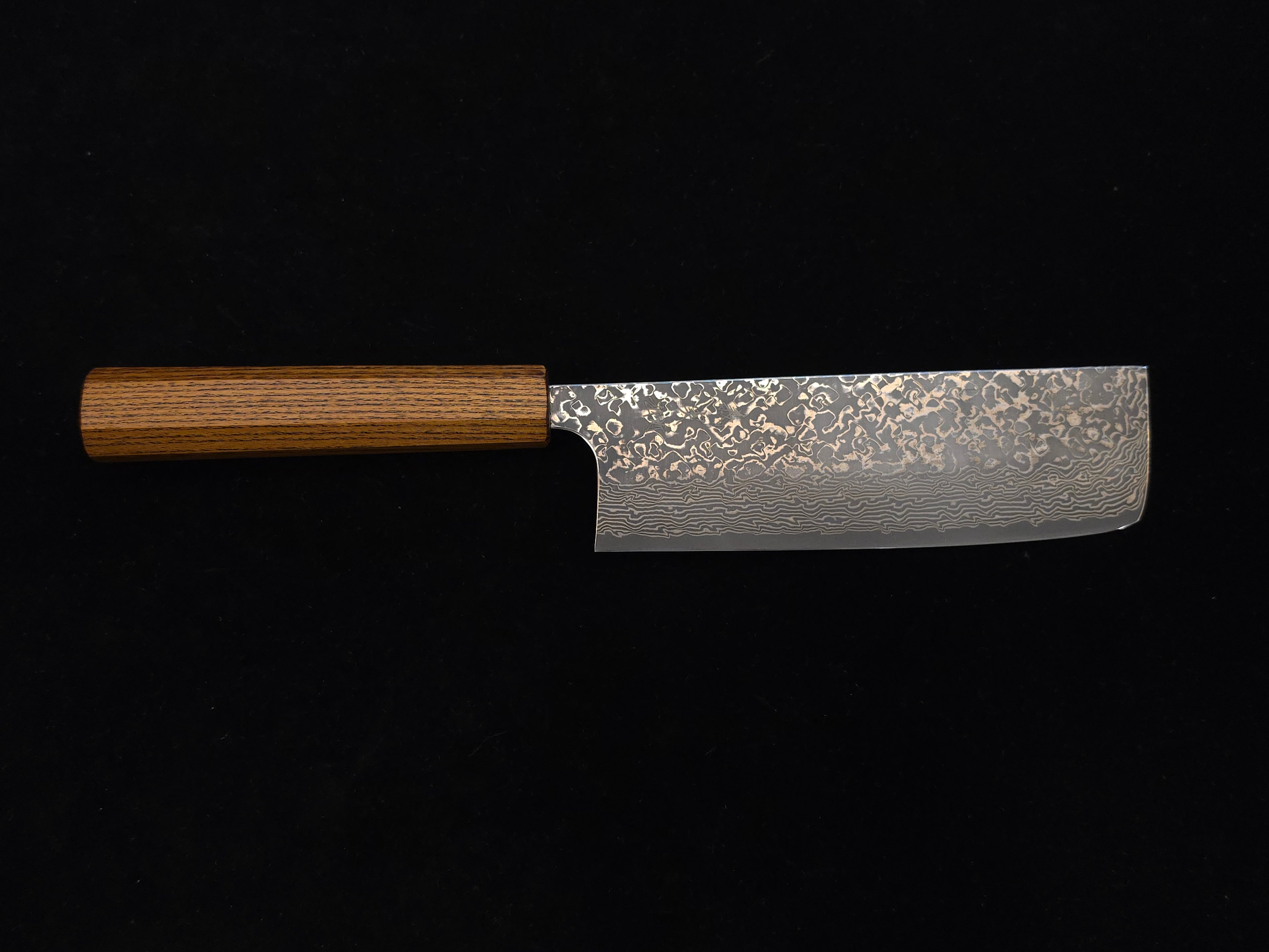 加藤義實VG-10黑染大馬士革菜切160mm